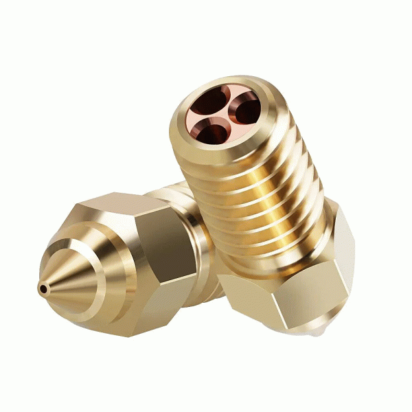 Сопло латунне для 3D принтера Ender 5/7, 0.4mm резьба M6