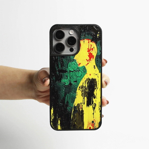Чохол для iPhone з 3D зображенням графіті людини — стильний та унікальний дизайн