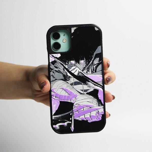 Чохол для iPhone з 3Д зображенням аніме Solo Leveling Son Jin Woo